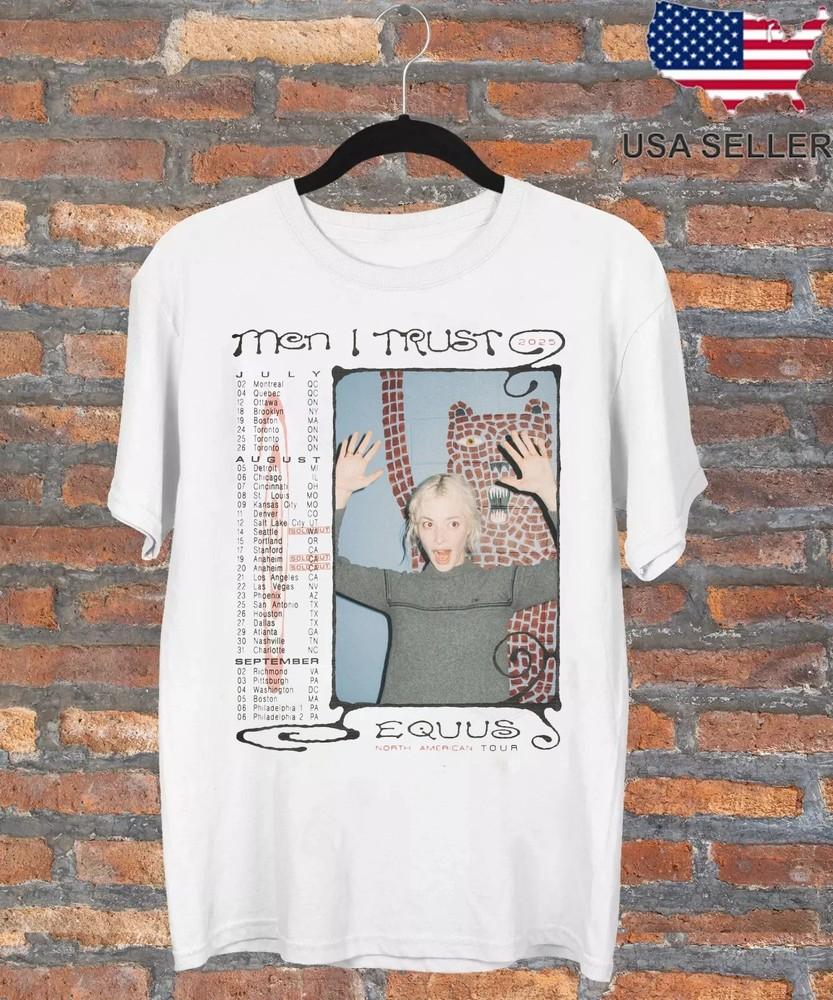 HOT NEW Men I Trust 2025 North American tour White Color Full Size Unisex T-Shirt M