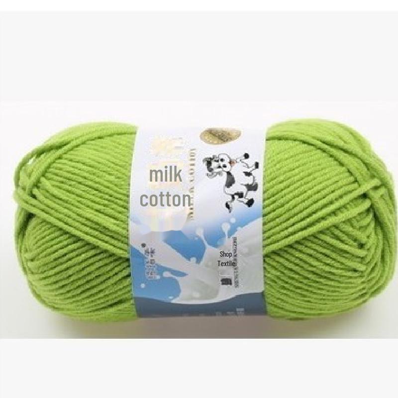 Milk Cotton Yarn Set for DIY Projects: Scarf, Crochet Slippers, Hand-Woven Bags