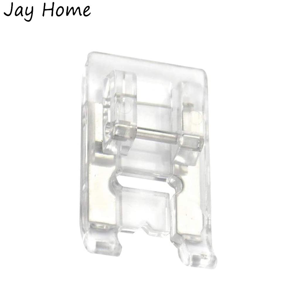 

Clear Open Toe Satin Stitch Presser Foot Snap On Applique Sewing Machine Foot for DIY Household Low Shank Sewing Machine
