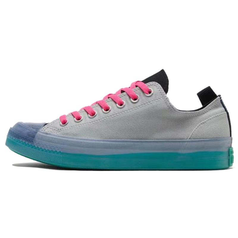 Converse Chuck Taylor All Star CX Comfortable and Versatile Low-top Canvas Shoes Unisex Gray Black