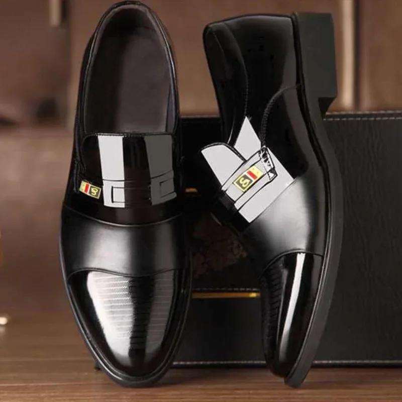 Business Official Social Shoe Male Leather Casual Not 39 Gentleman New Elegant and Classic Italian Suit Party Men's Formal Shoes