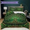 Tree of Life Pattern Bedding uilt Set uilt Cover Pillowcase Home Decoration Birthday Gift (1 * duvet cover + 2 * pillowcase  without core)144