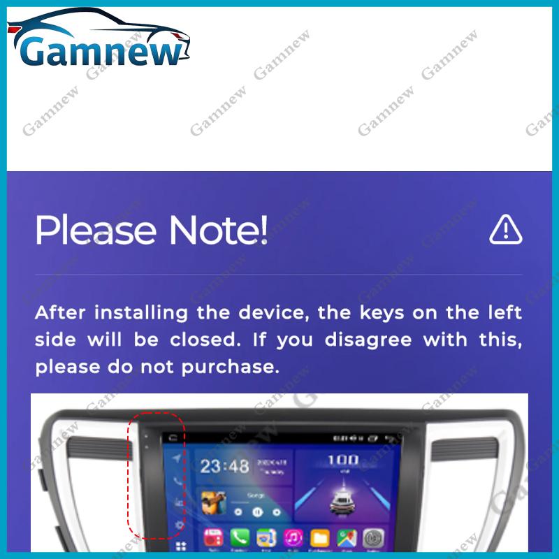 9 Inch Car Frame Fascia Adapter Android Radio Dash Fitting Panel Kit For Honda Accord 2014-2018 Left Hand Drive