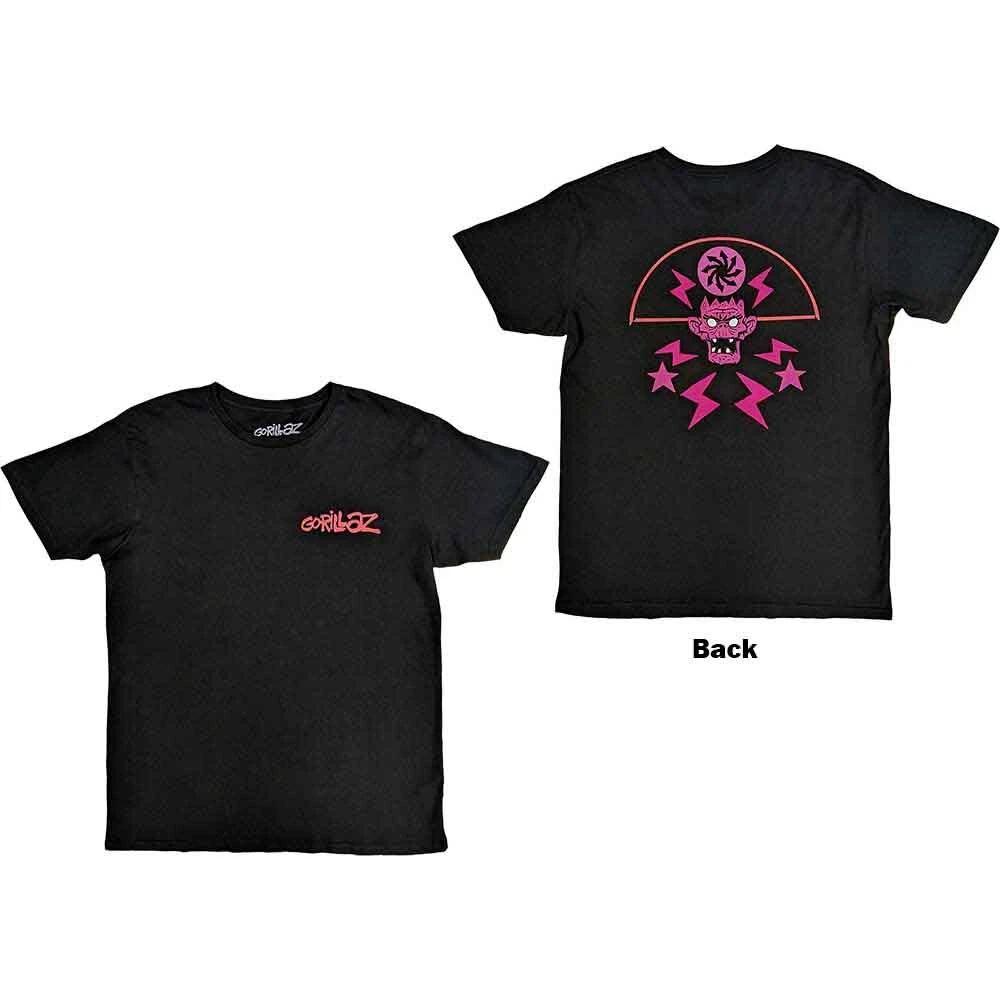Gorillaz Unisex T-Shirt: Cult of Gorillaz (Back Print) (XX-Large) 3XL
