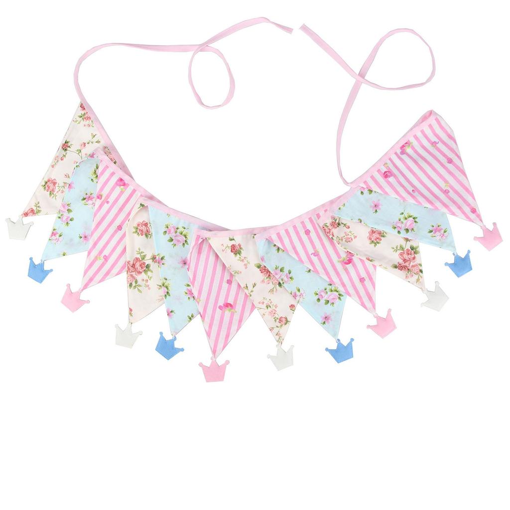 Nordic Style Cotton Triangle Banner - Tent, Wedding, Kindergarten Decoration
