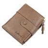 Men's Short Wallet European American Youth Multi Card Buckle Large Capacity Zipper Coin Purse
