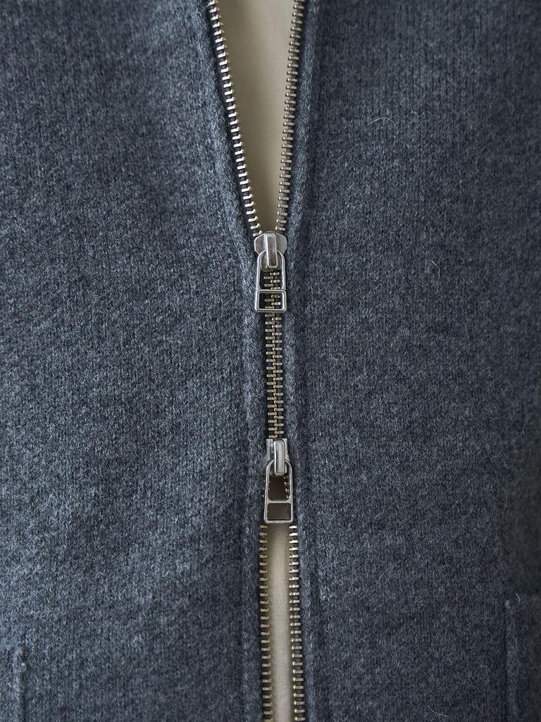 Cohen Strickjacke mit Kragen und Doppelreißverschluss 76376000009 1900 DK.GRAY(19) KOSTENLOS