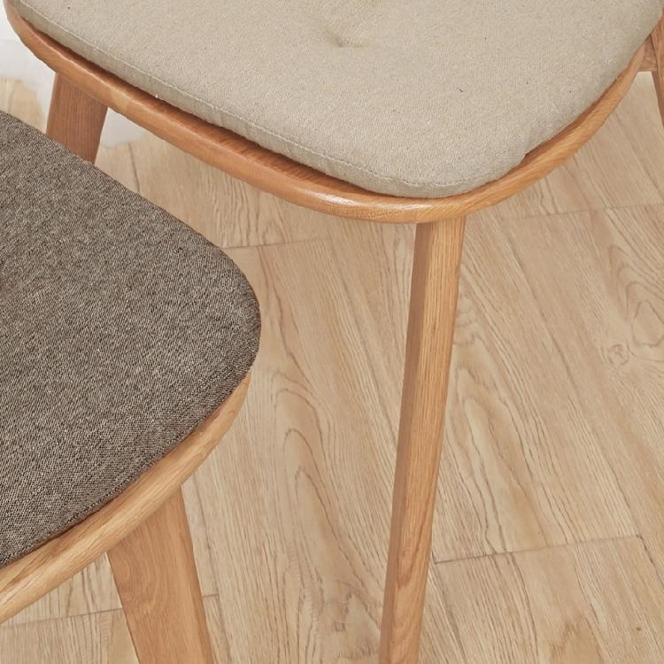 Juego de 2 Cojines para Silla Tejido de Algodón Lino Almohadillas Gruesas para Asiento Multiusos Para Comedor Oficina Diseño Ergonómico de Soporte