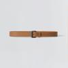 EZIO Vintage Square Leather belt_Camel