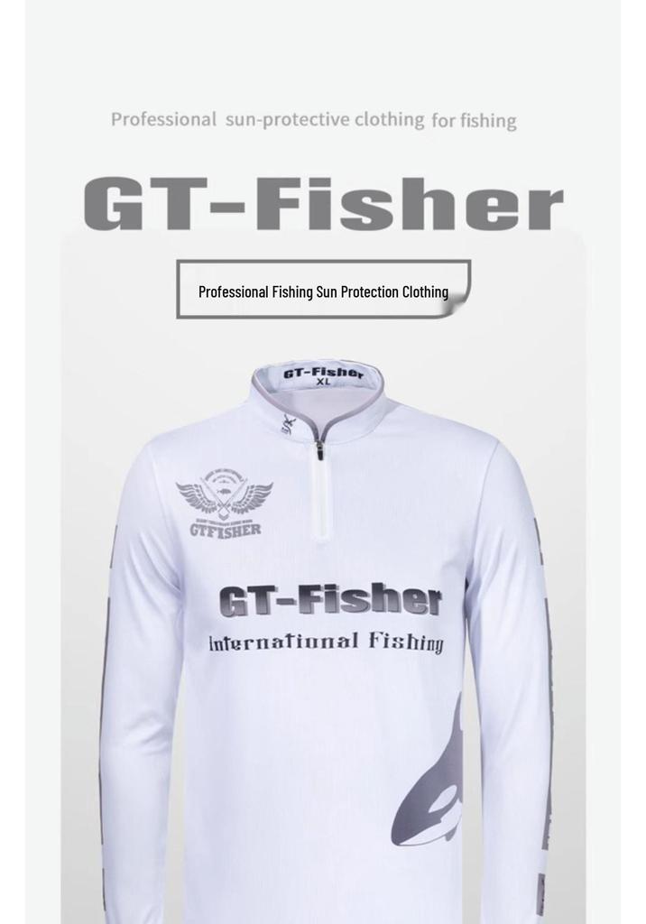 Yikuda Aoshi GT-Fisher Men's Long Sleeve Sun Protection Fishing Shirt