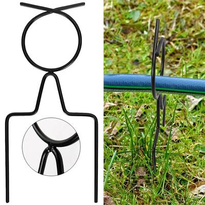 12er-Pack Garten-Wasserschlauch-Führungsstäbe aus Metall, Wasserschlauch-Führungsstäbe zum Pflanzenschutz, für die meisten Schlauchgrößen
