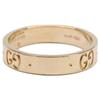 GUCCI Finished K18 GG Icon Slim Ring ring Yellow GoldUsed
