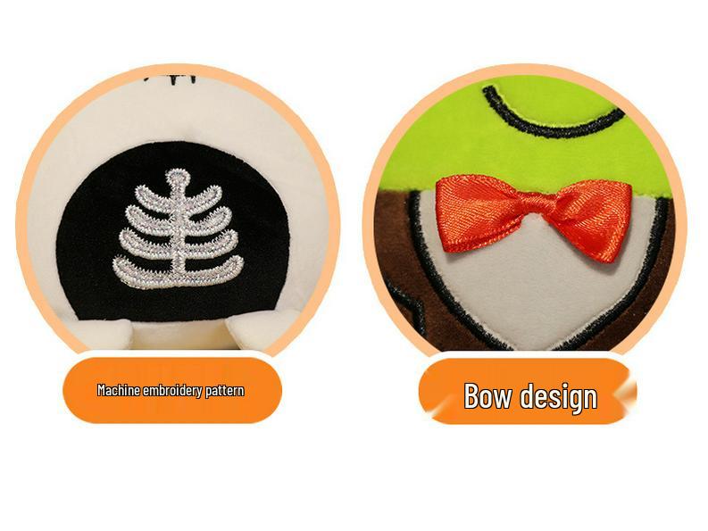 Lustiges Zombie-Kürbis-Plüschtier - Halloween-Geschenk