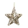 Christmas Ornaments Plastic Glitter Gold Snowflake/Reindeer/Angel Hanging Ornaments for Xmas Tree Winter Decoration