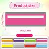 Multicolor Reading Guide Highlighter Strips Overlays 2Pcs Large Guided Reading Tracking Rulers Dyslexic Students Bookmarks