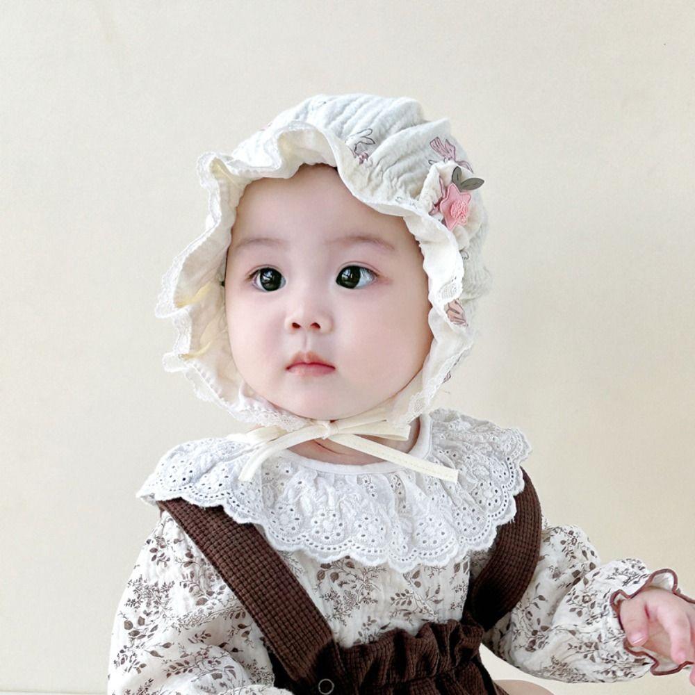 Breathable Baby Girl  Bonnet 0-12M Fisherman Hat 2025 Baby Sun Hat  Spring Autumn