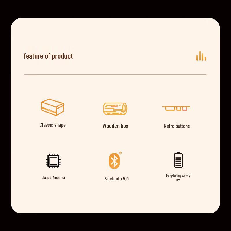 EDIFIER M230 High-Quality Retro Bluetooth Portable Wooden Speaker CN plug (adapter included)