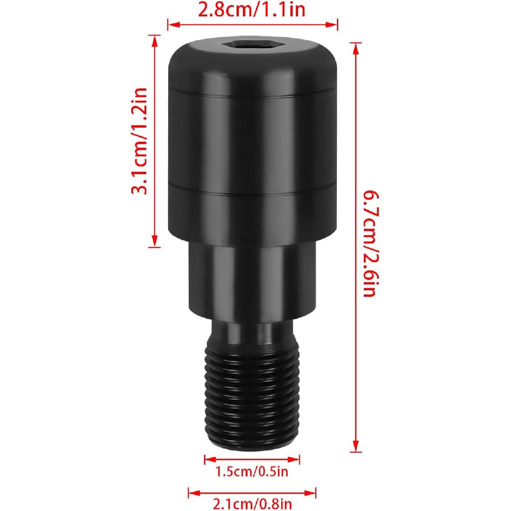 CHIFUN 1 Pair Bar Ends Plug Anti Vibration Weight Sliders Replacement for Yamaha MT09 MT-09 FZ09 FZ-09 MT10 MT-10 FZ10 SP XSR900 TMAX500 CNC Aluminum