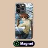 Akame Tatsumi Glass MagSafe Mobile Phone Case for iPhone 17 16 15 14 13 12 11 Air Pro Max Plus Mini Colorful Cover