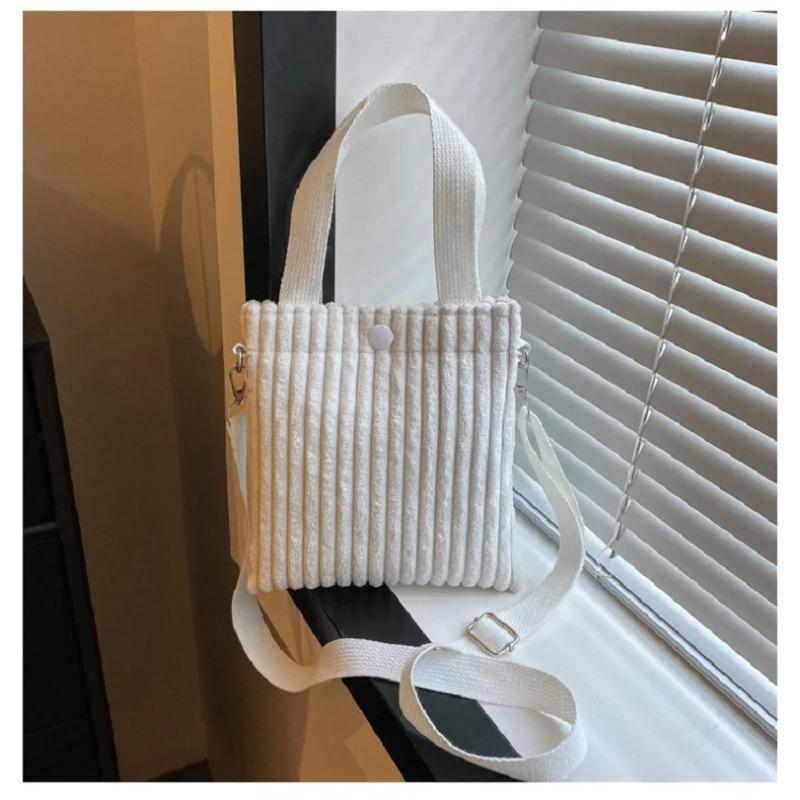 

Весна Лето Женская Вельветовая Сумка-ведро Модная Сумка На Одно Плечо Кроссбоди Маленькая Квадратная Сумка-тоут Мини Сумка белый