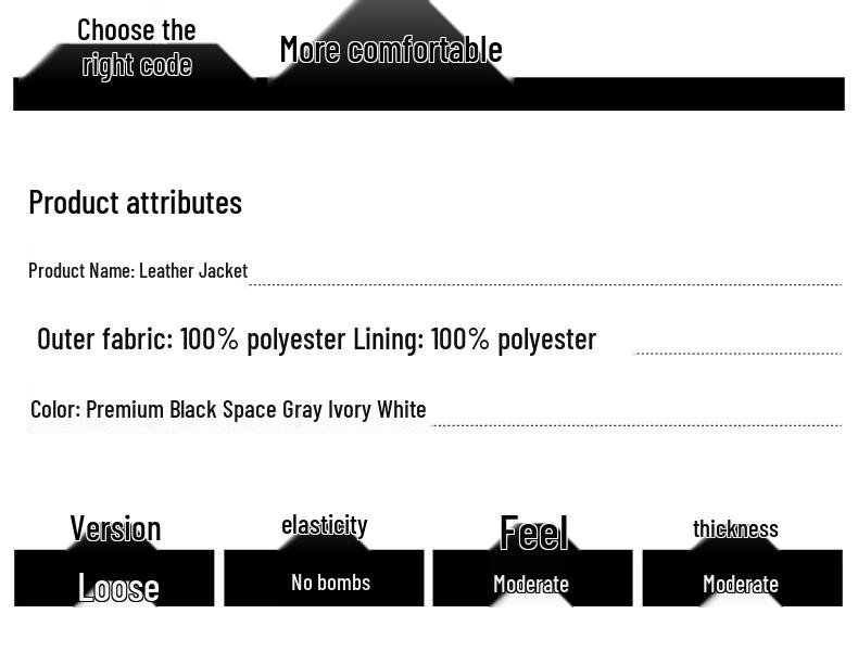 Izzue Men's Retro Casual Collared Jacket