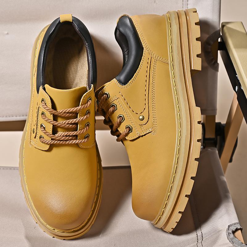 Мода Горячая Распродажа Мужские Оксфорды Натуральная Кожа Мужская Повседневная Обувь — фото 4