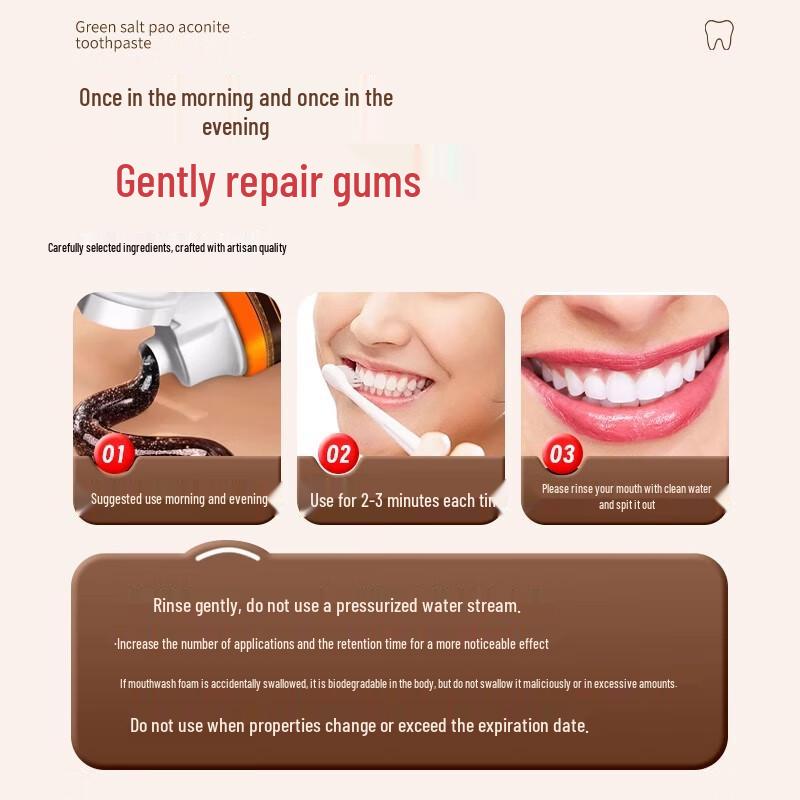 Layanana Green Salt Aconite Herbal Toothpaste