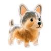 Pet Hair Memorial Keychain Pet Hair Preservation Bottle Transparent Synthetic Resin Engraved Pet Memory Jar