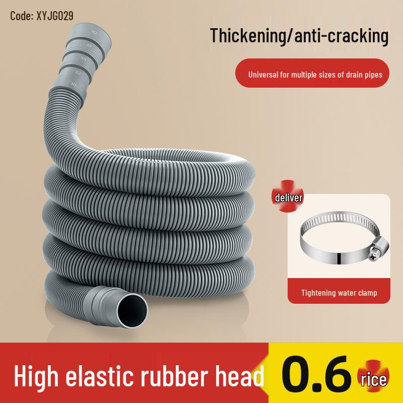 Universal Washing Machine Drain Hose Extension Pipe for Balcony
