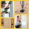 235Pcs carbon steel black round head with buffer drill screw