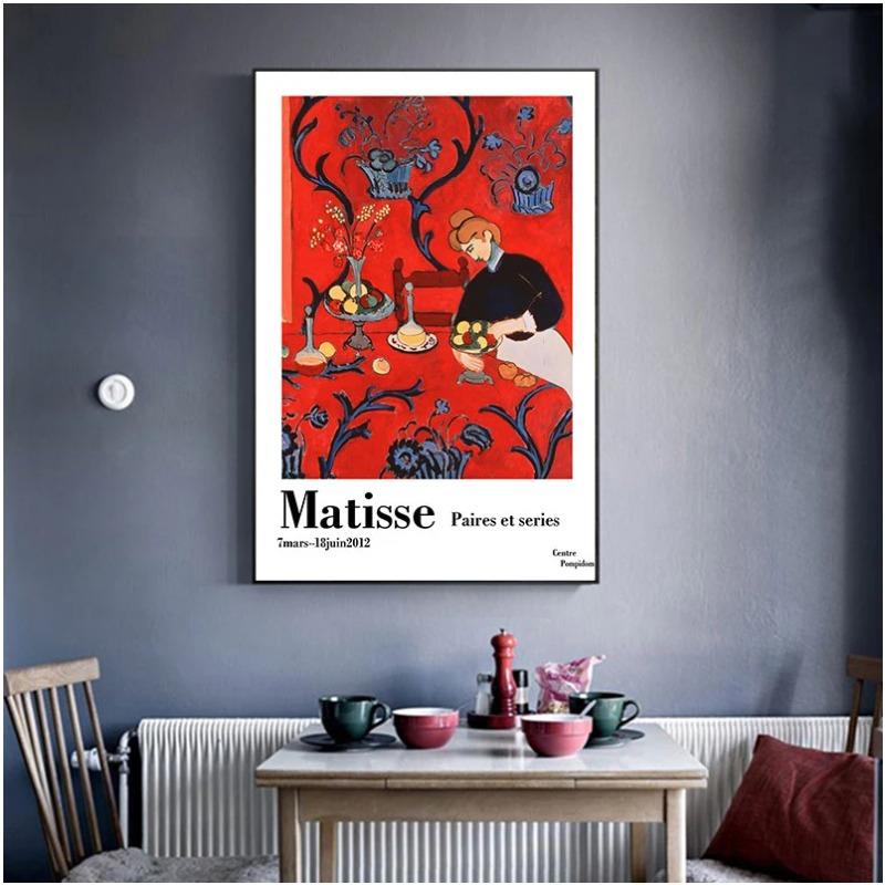 Matisse Simple Fashion Modern Chopin Music Score Home Decor Painting Posters and Prints Canvas Art Wall Picture for Living Room