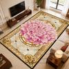 European Style Flower Carpet Luxury Living Room Decor Bedroom Customizable Floor Mat Antiskid Washable Study Lounge Rugs Bedroom
