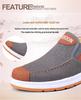 Men's Summer Breathable Non-Slip Canvas Shoes - Comfortable Casual Work Footwear