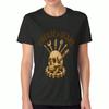 Fett & Zahnräder Totenkopf unisex Baumwoll-T-Shirt, Premium-Baumwoll-Druck, Langlebig Und Strapazierfähig, Mechaniker-Stil, Lässiges Und Modisches Tee, Einzigartiger Totenkopf An