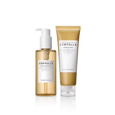 Skin Angel SKIN1004 Madagascar Centella Ampullenschaum + leichtes Reinigungsöl, 1 Set, 200ml