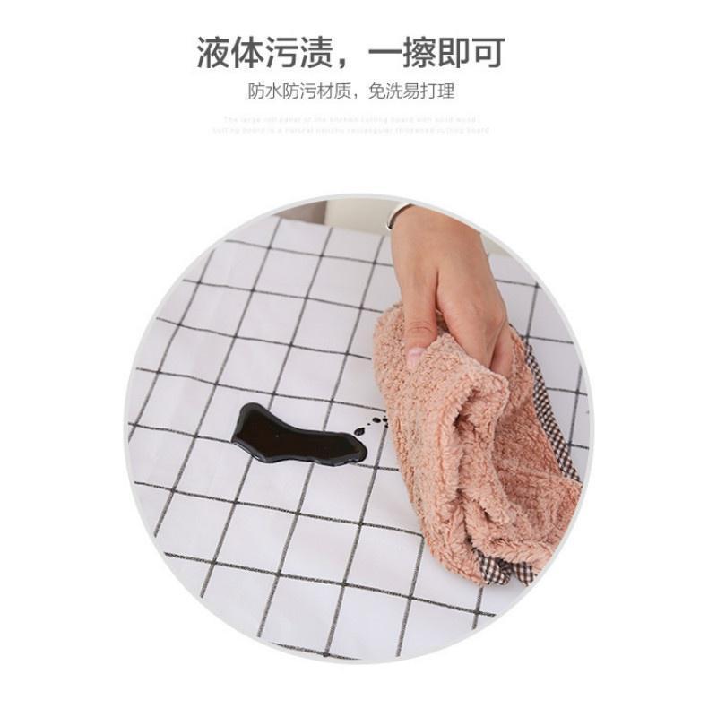 1PCS Home Waterproof Tablecloth Easy To Clean The Living Room Table Oil-proof Anti-scalding PVC Table Cloth