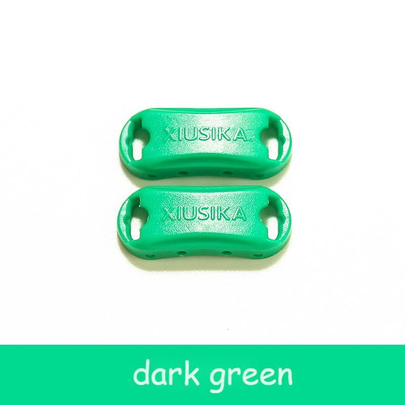 2pcs/pai Elastic Laces Buckle Shoelaces for Sneakers Shoelace Accessories Plastic Shoelace Lock Sports Shoe Kit AF1 Shoe Decora