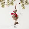 Cute Mouse Doll Ornaments Fabric Animal Pendants Christmas Gift Doll Decorations Christmas Tree Hanging Ornaments