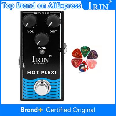 IRIN RF-13 Hot Plexi Guitar Effect Pedal Simulate JCM800 Guitar Amplifier Stronger Output & Greater Distortion Guitar Parts