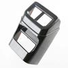 Für Ford Ranger T9 2023 2024 Carbon Look Hinten Air Vent Abdeckung Rahmen Trim Auto Zubehör