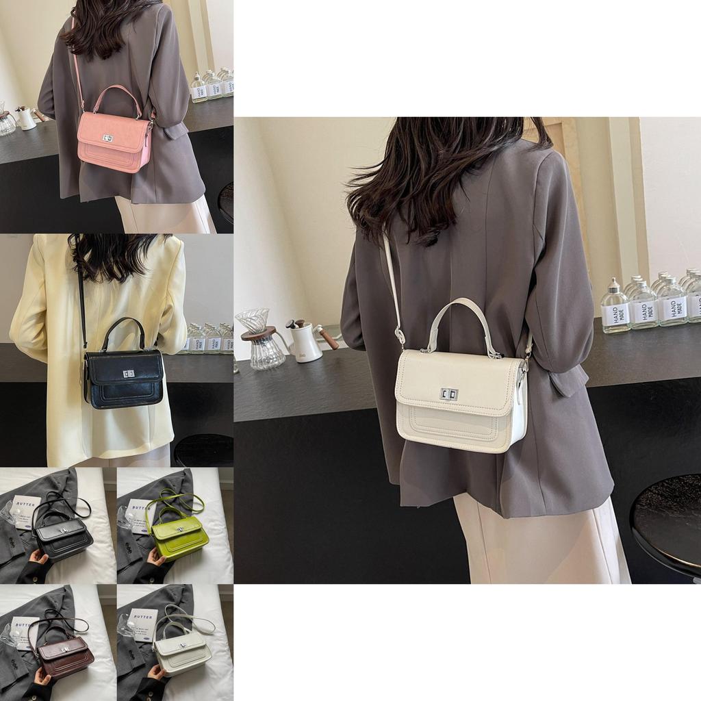 Stylish Retro Minimalist Shoulder Bag For Women 2024 Trendy Small Square Bag