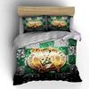 Set Biancheria da Letto Boston Celtics Verde Copripiumino Copripiumino Federe (1 * Copripiumino 2 * Federe, senza piumino)