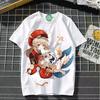 Genshin impact cosplay παιχνίδι manga T-shirt μπλούζα εσώρουχο εσώρουχο πολυεστέρας