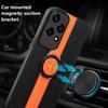 KADEM For Honor 200 Lite Case Leather Coated Acrylic+TPU Cover with Ring Kickstand