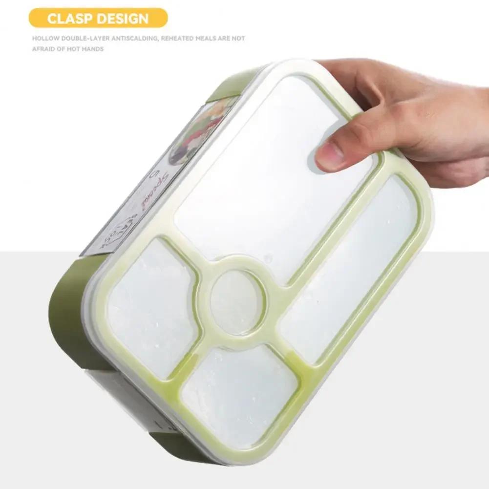 Picknick-Salat-Lunchbox Mikrowellengeeignet Studenten-Sandwich Versiegelte Lunchbox Bento-Box Kinder-Lunchbox Haushalts-Meal-Prep-Behälter