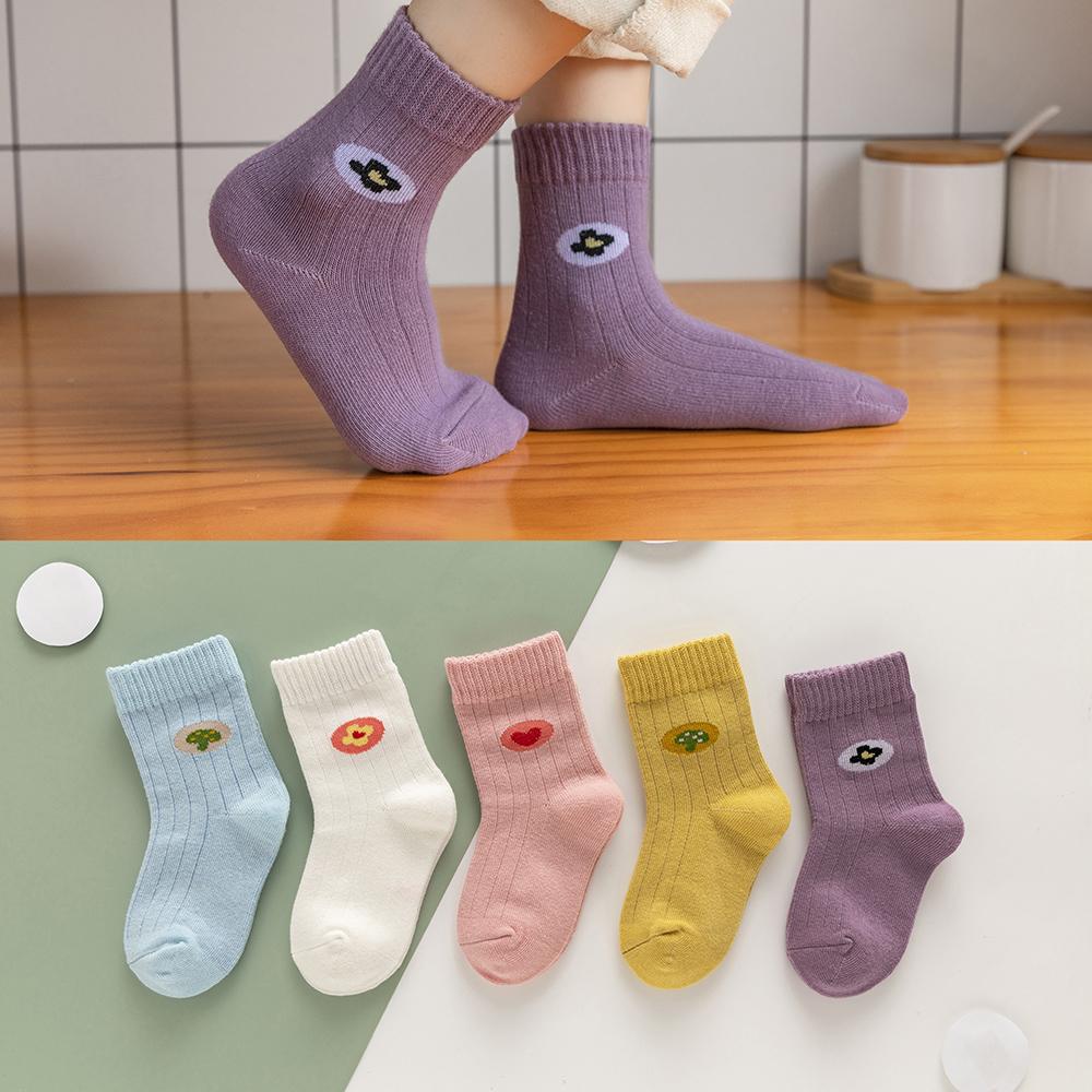 5Pairs/lot  Baby Socks Autumn Winter Warm Cotton Kids Socks Cute Girls Cartoon Animal Boys Infant Socks Baby Clothes Accessories