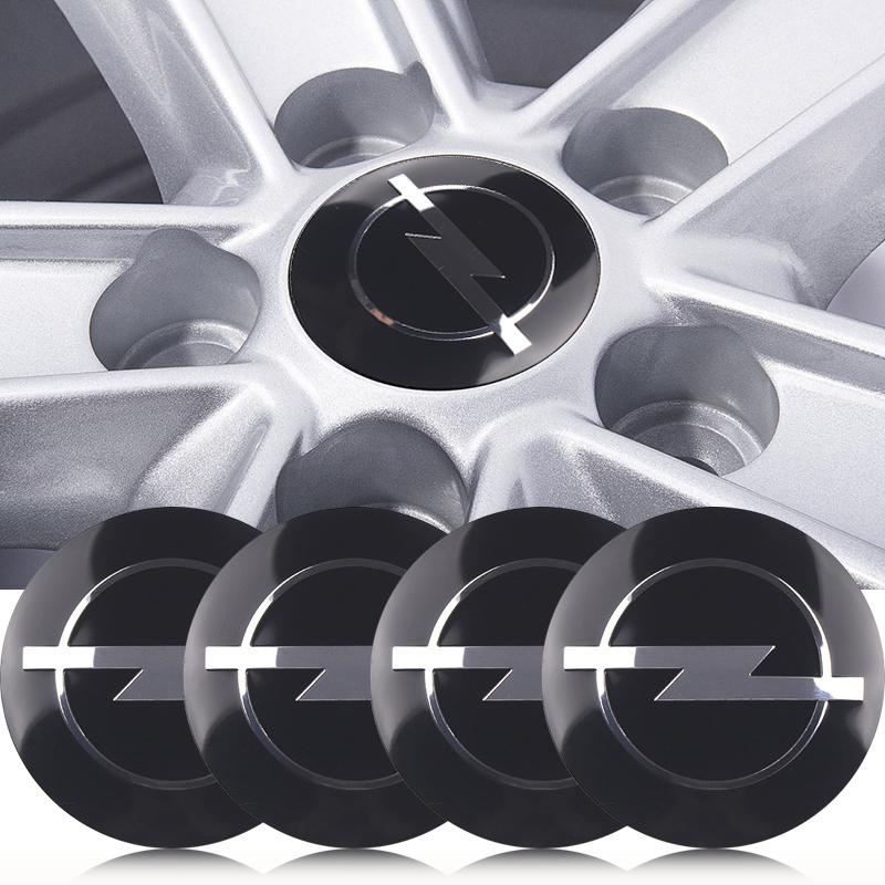 4Pcs Aluminum Emblem Car Wheel Center Hub Caps Sticker Badge For Opel Insignia P24 Astra Antara Meriva Zafira Corsa Car Wheel Hubcap