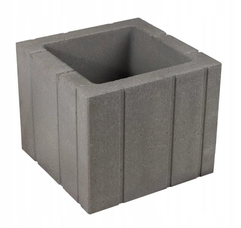 Tigela graphite concrete garden pot 40 x 40 x 33 cm