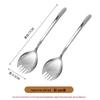 Multifunktionelles Spork-Set aus Edelstahl