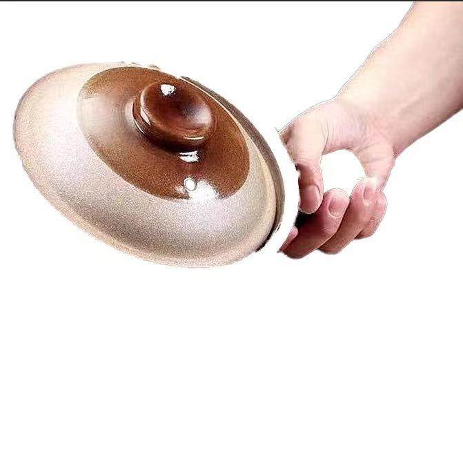 Vintage High-Temperature Resistant Earthenware Decoction Pot for Open Flame Gas Stove